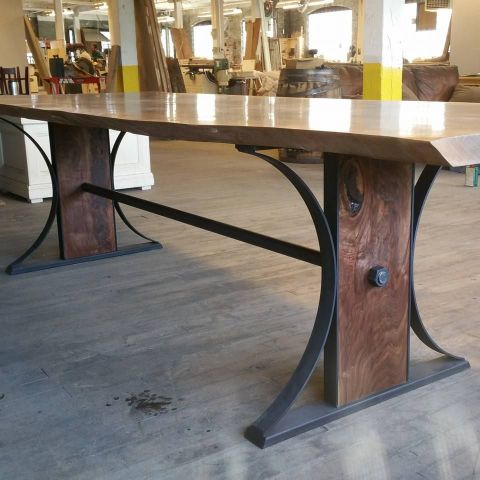 Pin By Rsl Custom Furnishings On Epic | Rustic Dining Room Table ... with regard to Understanding the Appeal of Rustic Dining Tables with Metal Cross Legs